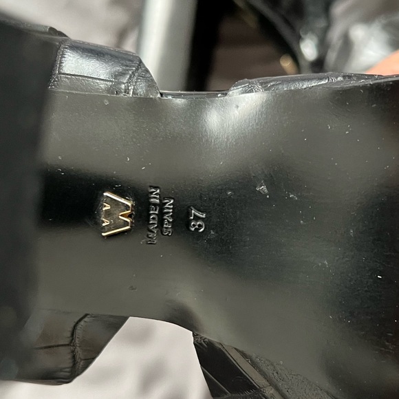 Whistles Laxo Croc Platform Sandal - Picture 6 of 10